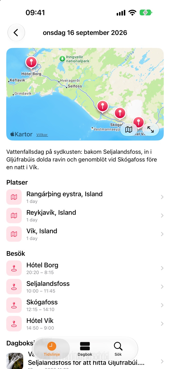 En dag, öppnad